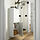 BESTÅ - kabinet dinding dengan 2 pintu, putih/Hanviken putih, 60x22x128 cm | IKEA Indonesia - PE824088_S1