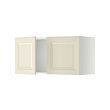 METOD - Wall cabinet with 2 doors, white/Bodbyn off-white, 80x37x40 cm