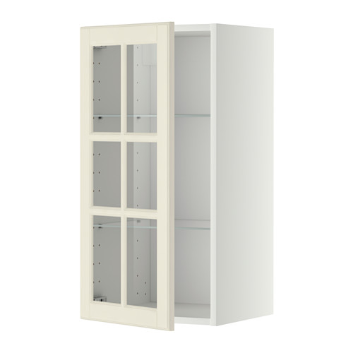 METOD kabinet dinding dgn rak/pintu kaca