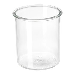 IKEA 365+ - Stoples, bulat/kaca, 1.7 l