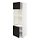 METOD - hi cb f oven/micro w 2 drs/shelves, white/Lerhyttan black stained, 60x60x200 cm | IKEA Indonesia - PE678578_S1