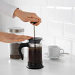 UPPHETTA - Coffee/tea maker, glass/stainless steel, 0.4 l