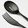 TILLAGD - 2-piece serving set, black, 24 cm | IKEA Indonesia - PE904870_S1