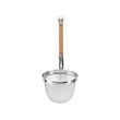 VARDAGEN - Noodle strainer, stainless steel/beech, 30 cm