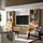 TONSTAD - TV storage combination, oak veneer/clear glass, 342x47x201 cm | IKEA Indonesia - PE936992_S1