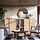 TONSTAD - kombnsi pnyimpanan dg pintu geser, veneer kayu oak/kaca bening, 245x37x120 cm | IKEA Indonesia - PE937031_S1