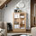 TONSTAD - kabinet dengan pintu geser kaca, veneer kayu oak, 82x37x120 cm | IKEA Indonesia - PE936982_S1