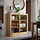 TONSTAD - kabinet dengan pintu geser kaca, veneer kayu oak, 121x37x120 cm | IKEA Indonesia - PE937033_S1