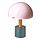 NÖDMAST - LED portable lamp, battery operated, light pink/dark grey-green, 26 cm | IKEA Indonesia - PE937082_S1