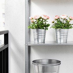 FEJKA - Tanaman tiruan dalam pot, dalam/luar ruang/Ranunculus merah muda, 12 cm