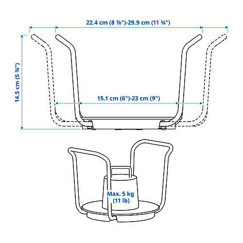 UPPDATERA Measurement Illustration