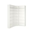 BILLY - Bookcase corner comb w ext units, white, 136/136x28x237 cm