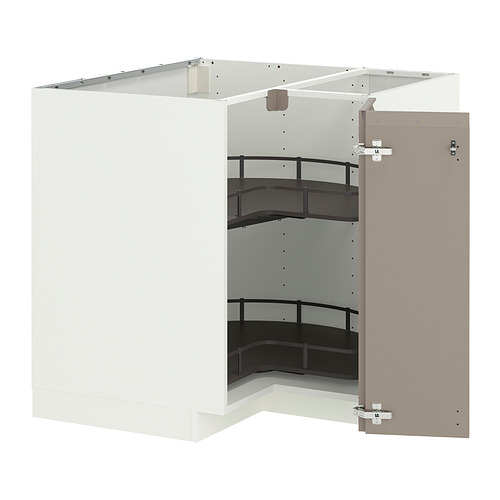 METOD corner base cabinet with carousel