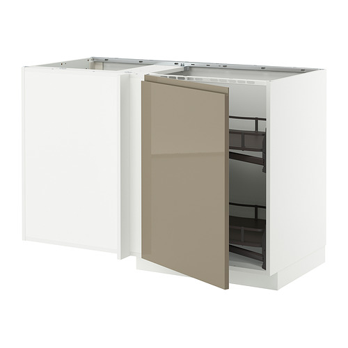 METOD corner base cab w pull-out fitting