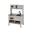 SILLTRUT - Kitchen for children, grey, 68x40x100 cm