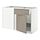 METOD/MAXIMERA corner base cab w drawer and shelf