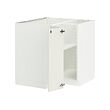 METOD - Kbnet dsar sdut dg rak, putih/Veddinge putih, 88x88x80 cm