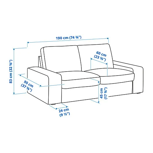 KIVIK Measurement Illustration