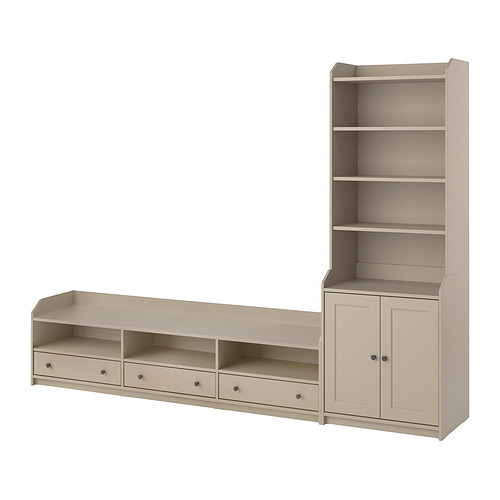 HAUGA TV/storage combination