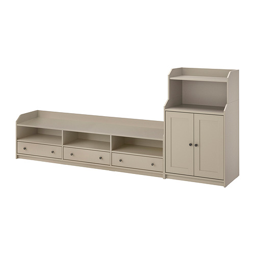 HAUGA TV/storage combination