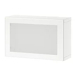 BESTÅ - Kombinasi kabinet dpasang di dnding, putih/Mörtviken putih, 60x22x38 cm