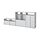 SPIKSMED - TV storage combination, light grey, 234x32x96 cm | IKEA Indonesia - PE937268_S1