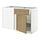 METOD/MAXIMERA corner base cab w drawer and shelf