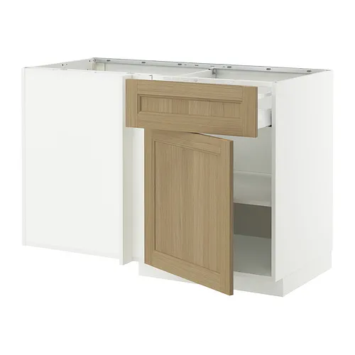 METOD/MAXIMERA corner base cab w drawer and shelf