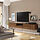 EKET - kombinasi penyimpanan media, cokelat/kesan kayu walnut dengan pintu, 280x35x35 cm | IKEA Indonesia - PE968950_S1