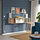 EKET - media storage combination, white/white stained oak, 175x35x35 cm | IKEA Indonesia - PE968953_S1