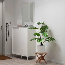 FEJKA - Artificial potted plant, in/outdoor Monstera, 19 cm