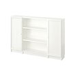 BILLY/OXBERG - Kombinasi rak buku dengan pintu, putih, 160x106 cm