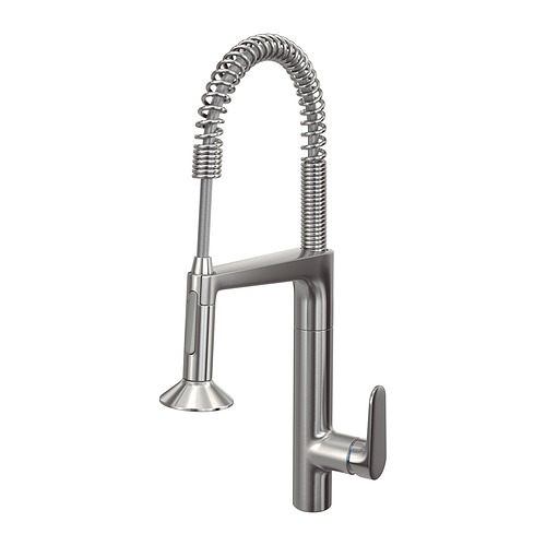 MAJSJÖN kitchen mixer tap pull down w spray