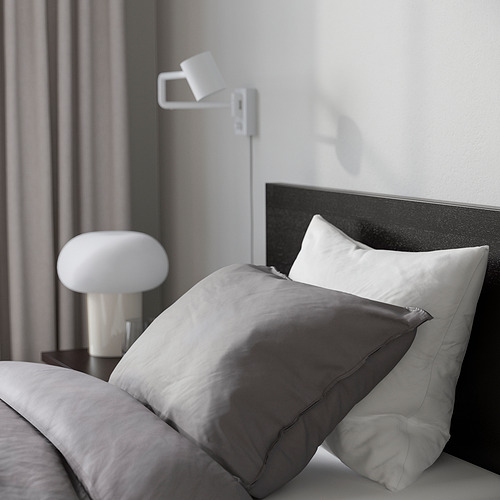 MALM bed frame with mattress