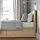 MALM bed frame, high, w 4 storage boxes