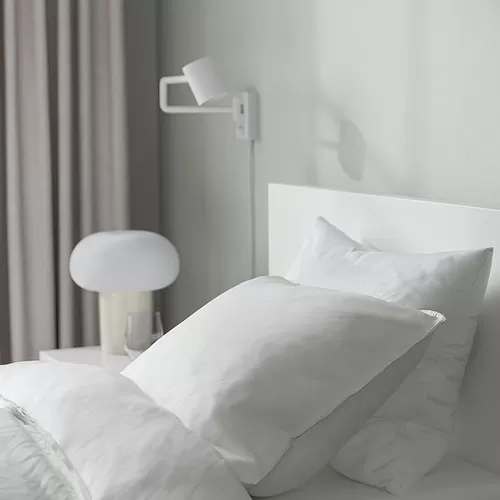 MALM rangka tempat tidur, tinggi