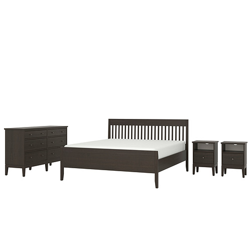 IDANÄS perabot kamar tidur, set isi 4