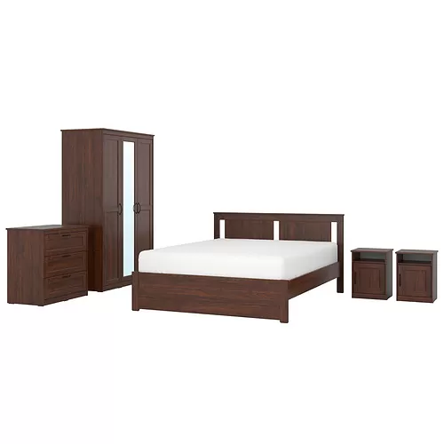 SONGESAND perabot kamar tidur, set isi 5
