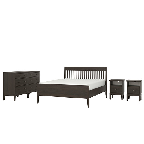 IDANÄS perabot kamar tidur, set isi 4
