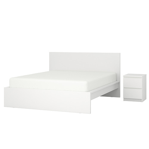 MALM perabot kamar tidur, set isi 2
