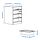 TROFAST - kombinasi penyimpanan dgn kotak, pinus diwarnai putih muda/abu-abu tua, 32x44x53 cm | IKEA Indonesia - PE937562_S1