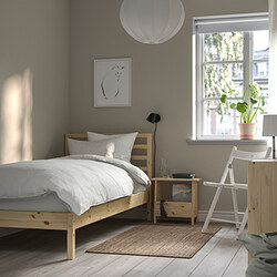 TARVA - Rangka tempat tidur, kayu pinus, 90x200 cm