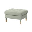 LANDSKRONA - Footstool, Gunnared light green/wood