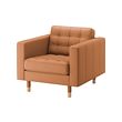 LANDSKRONA - Armchair, Grann/Bomstad golden-brown/wood