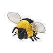SKOGSDUVA - Soft toy, bumblebee/black yellow, 21 cm