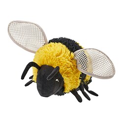 SKOGSDUVA - Boneka, kumbang/hitam kuning, 21 cm