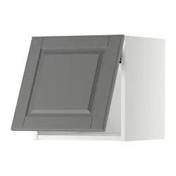 METOD - Kbnt dndng hrzntl dg fngs push-open, putih/Bodbyn abu-abu, 40x37x40 cm