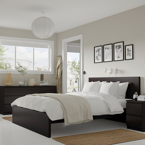 MALM perabot kamar tidur, set isi 4
