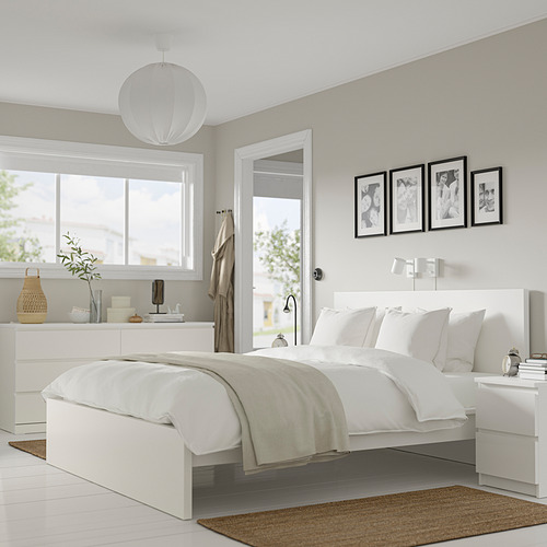 MALM perabot kamar tidur, set isi 4