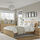 MALM - perabot kamar tidur, set isi 4, veneer kayu oak diwarnai putih, 160x200 cm | IKEA Indonesia - PE866517_S1